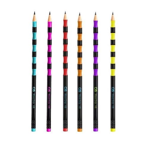 lápis grafite hb wave grip cis
