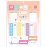 bloco de adesivo para planner happy 12 folhas bloco de adesivo para planner happy 12 folhas