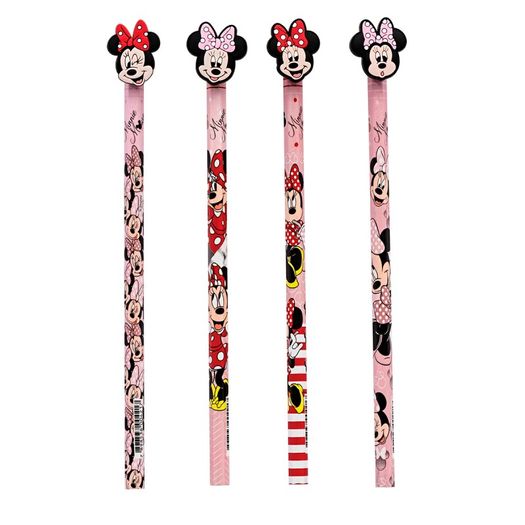 lápis grafite hb com ponteira minnie mouse avulso lápis grafite hb com ponteira minnie mouse avulso