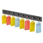 organizador de chaves-chaveiro com etiqueta 8 unidades organizador de chaves-chaveiro com etiqueta 8 unidades