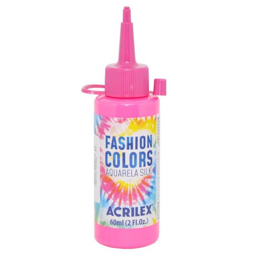 tinta-tecido-60ml-pink-neon-fashion-color-aquarela-silk-112-acrilex