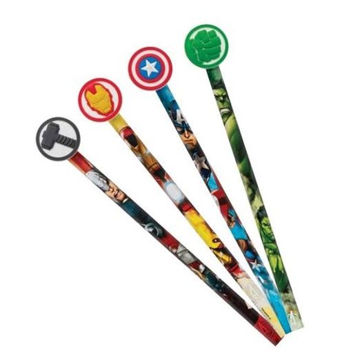 lápis grafite hb com ponteira avengers avulso lápis grafite hb com ponteira avengers avulso