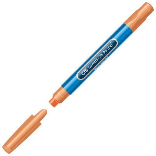 caneta marca-texto laranja pastel lumini gel 57.5000 cis sertic avulso