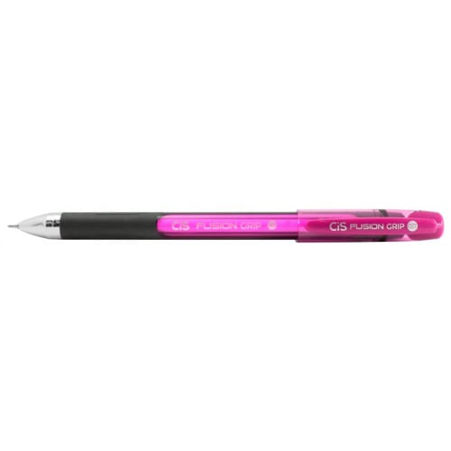 caneta esferográfica rosa 0.7mm fusion grip cis 57.6100 sertic