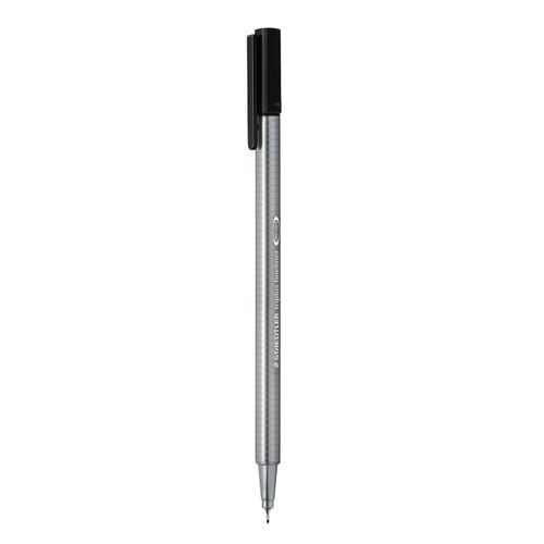 caneta hidro 0.3mm triplus fineliner preta 334-9 staedtler