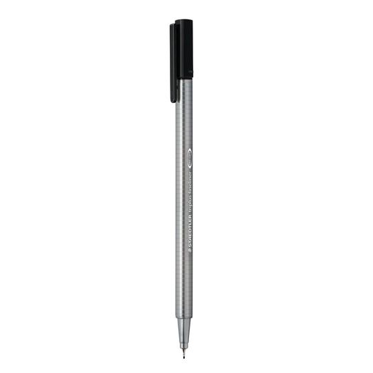 caneta hidro 0.3mm triplus fineliner preta 334-9 staedtler caneta hidro 0.3mm triplus fineliner preta 334-9 staedtler