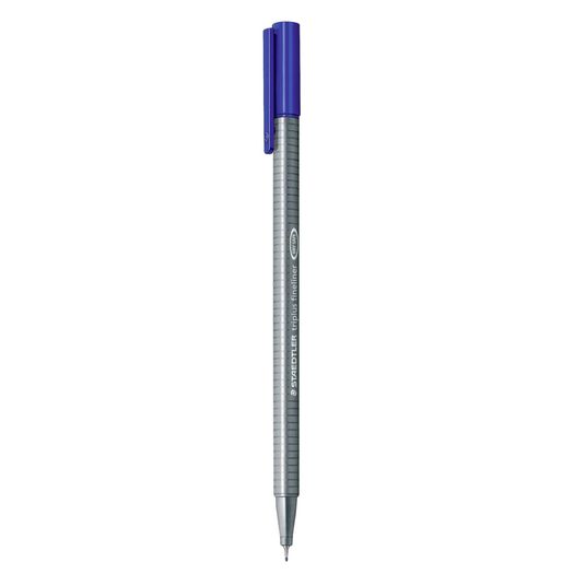 caneta hidro 0.3mm triplus fineliner azul 334-3 staedtler avulsa caneta hidro 0.3mm triplus fineliner azul 334-3 staedtler avulsa