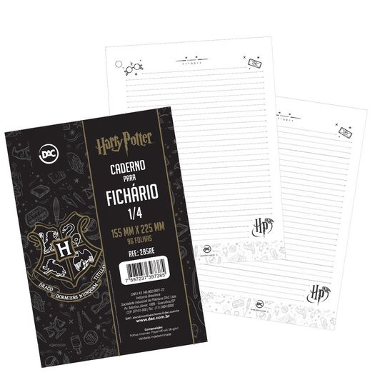 refil para fichário colegial harry potter 96f 285re dac refil para fichário colegial harry potter 96f 285re dac