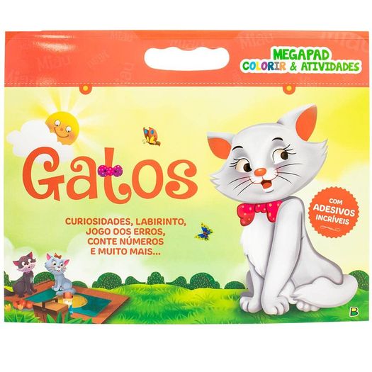 megapad - colorir e atividades - gatos megapad - colorir e atividades - gatos