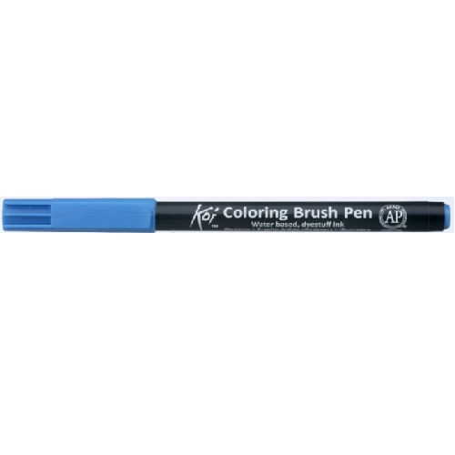 caneta-pincel-koi-coloring-brush-pen-azul-ceruleo-xbr25-miwa---avulso-varejo