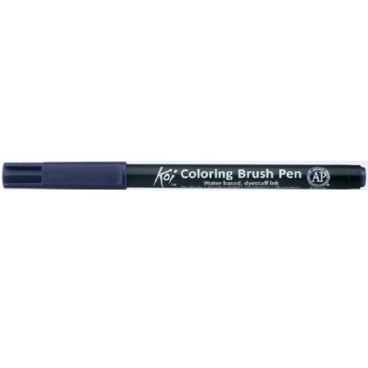 caneta-pincel-koi-coloring-brush-pen-azul-prussia-xbr43-miwa---avulso-varejo