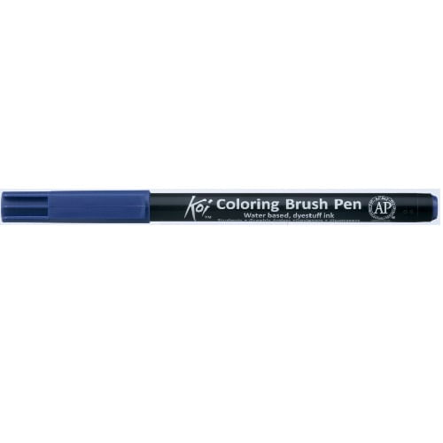 caneta-pincel-koi-coloring-brush-pen-azul-xbr36-miwa---avulso-varejo