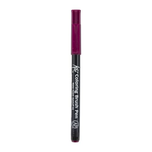 caneta pincel koi coloring brush pen borgonha