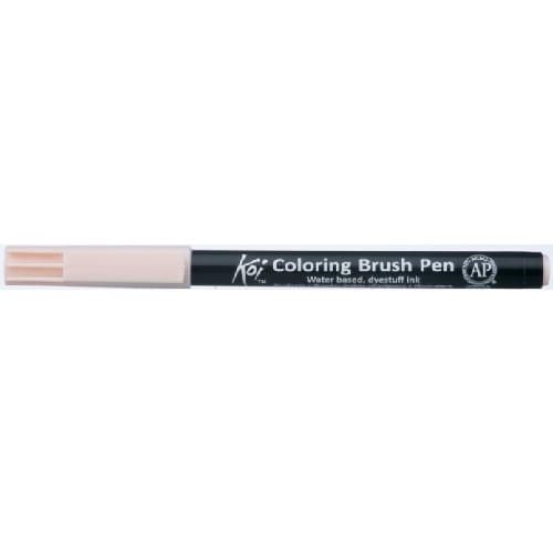 caneta-pincel-koi-coloring-brush-pen-laranja-claro-xbr7-miwa---avulso-varejo