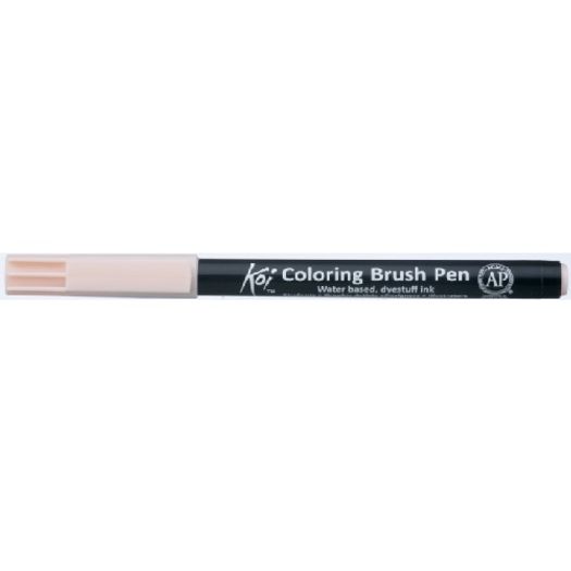 caneta-pincel-koi-coloring-brush-pen-laranja-claro-xbr7-miwa---avulso-varejo caneta-pincel-koi-coloring-brush-pen-laranja-claro-xbr7-miwa---avulso-varejo