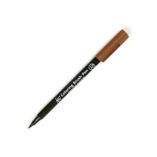 caneta pincel koi coloring brush pen marrom caneta pincel koi coloring brush pen marrom