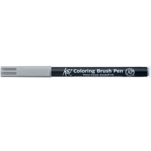 caneta-pincel-koi-coloring-brush-pen-cinza-cool-xbr44-miwa---avulso-varejo