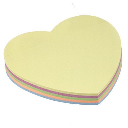 bloco adesivo smart notes coração pastel bloco adesivo smart notes coração pastel