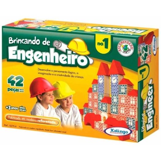 brincando de engenheiro 42 peças brincando de engenheiro 42 peças