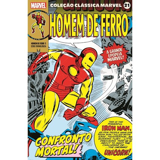 coleção clássica marvel 21 - homem de ferro 03 coleção clássica marvel 21 - homem de ferro 03