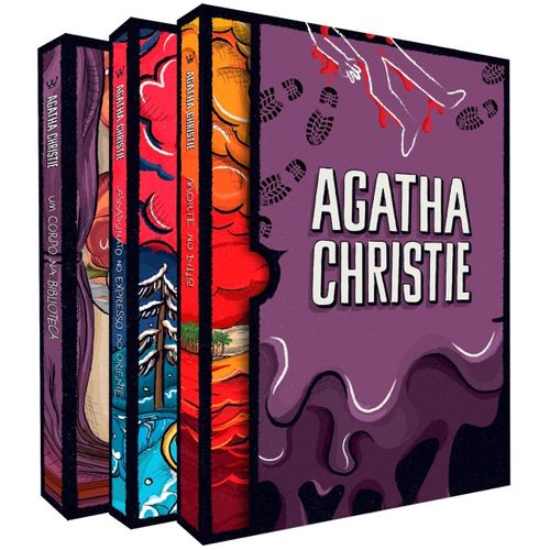 box 1 - coleção agatha christie - 3 volumes