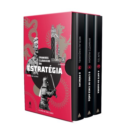 box grandes clássicos da estratégia - 3 vols