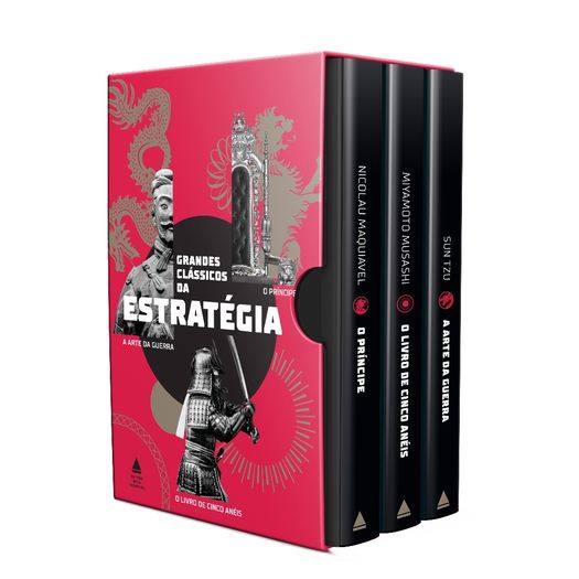 box grandes clássicos da estratégia - 3 vols box grandes clássicos da estratégia - 3 vols