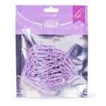 clips ziper bag 100 unidades roxo pastel clips ziper bag 100 unidades roxo pastel