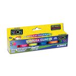 tinta guache 06 cores neon 1006 acrilex tinta guache 06 cores neon 1006 acrilex