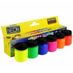 tinta guache 06 cores neon 1006 acrilex tinta guache 06 cores neon 1006 acrilex