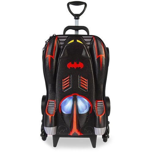 mochila com rodinha batman chrome wheels 3805pm19 diplomata