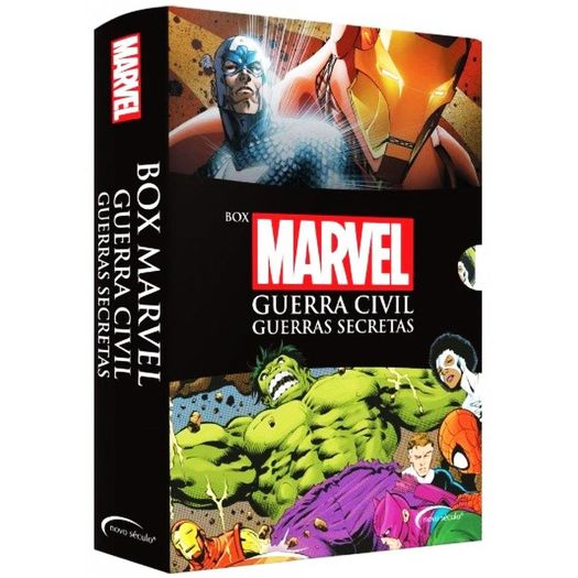box-marvel---guerra-civil-guerras-secretas box-marvel---guerra-civil-guerras-secretas