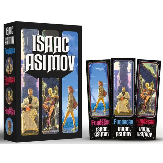 box - trilogia da fundacão - com brinde box - trilogia da fundacão - com brinde
