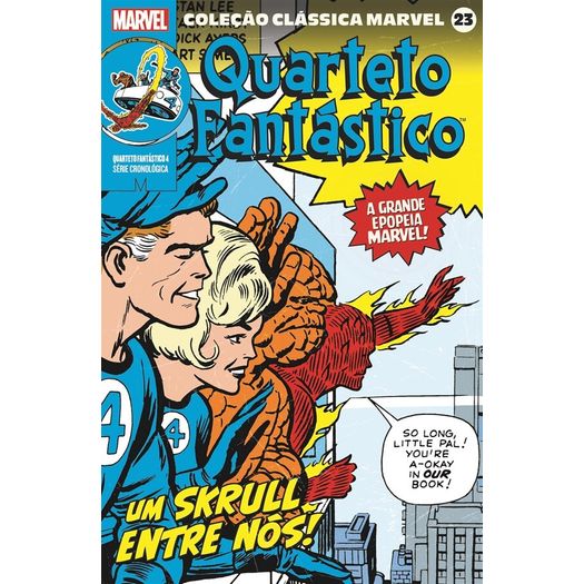 coleção clássica marvel 23 - quarteto fantástico 04 coleção clássica marvel 23 - quarteto fantástico 04