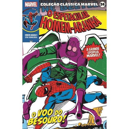 coleção clássica marvel 24 - o espetacular homem-aranha 05 coleção clássica marvel 24 - o espetacular homem-aranha 05