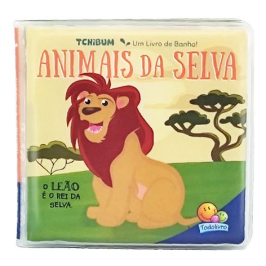 tchibum um livro de banho - animais da selva