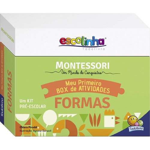 escolinha montessori - meu primeiro box de atividades - formas