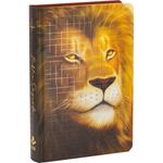 biblia sagrada letra grande - capa leao
