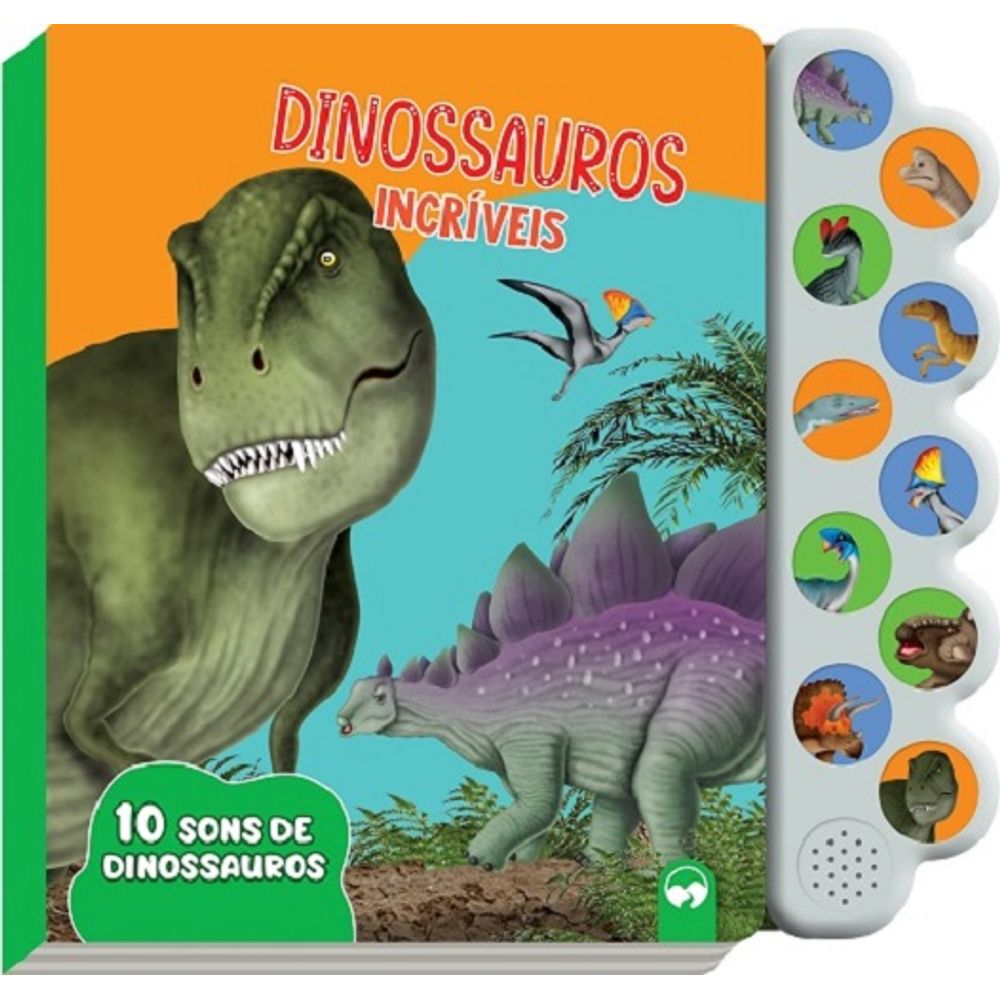 Livro Para Colorir - Dinossauros Incríveis