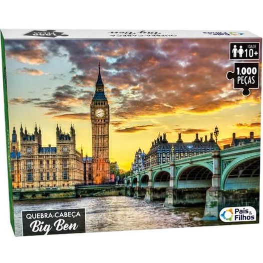 quebra cabeça 1000 peças big ben quebra cabeça 1000 peças big ben