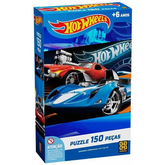quebra-cabeça 150 peças hot wheels quebra-cabeça 150 peças hot wheels