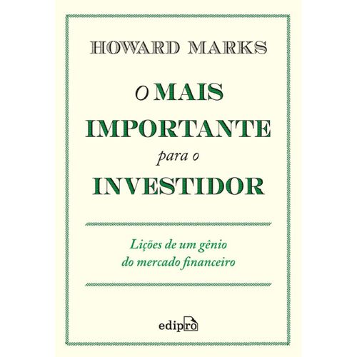 o mais importante para o investidor