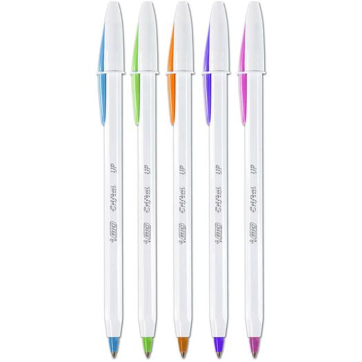 caneta esferográfica 5 cores cristal caneta esferográfica 5 cores cristal