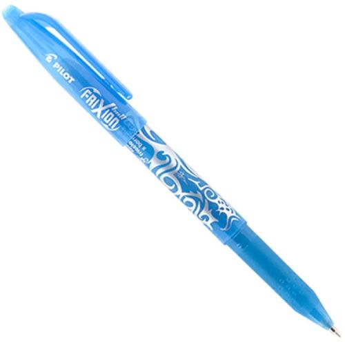 caneta esf 0,7mm azul claro apagavel frixion ball pilot blister