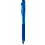 caneta esferográfica azul 1,0mm wow retrátil