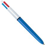 caneta esferográfica 4 cores 1.0mm ponta media 845962 azul preta verde vermelha bic blister