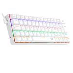 teclado mecanico lakshmi wht switch azul (k606w-r) - redragon