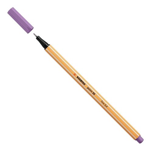 caneta hidrográfica 0.4mm violeta acinzentado stabilo