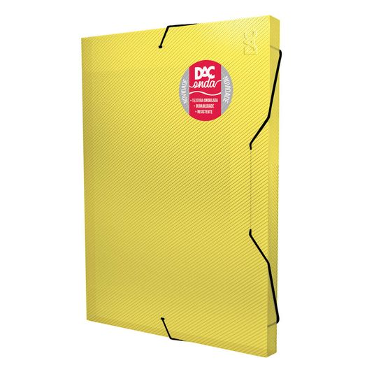 pasta 40mm amarela onda ofício pasta 40mm amarela onda ofício