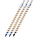 caneta esferográfica 3 unidades cristal 0.8mm ponta fina 2 azuis 1 preta 835239 bic blister caneta esferográfica 3 unidades cristal 0.8mm ponta fina 2 azuis 1 preta 835239 bic blister